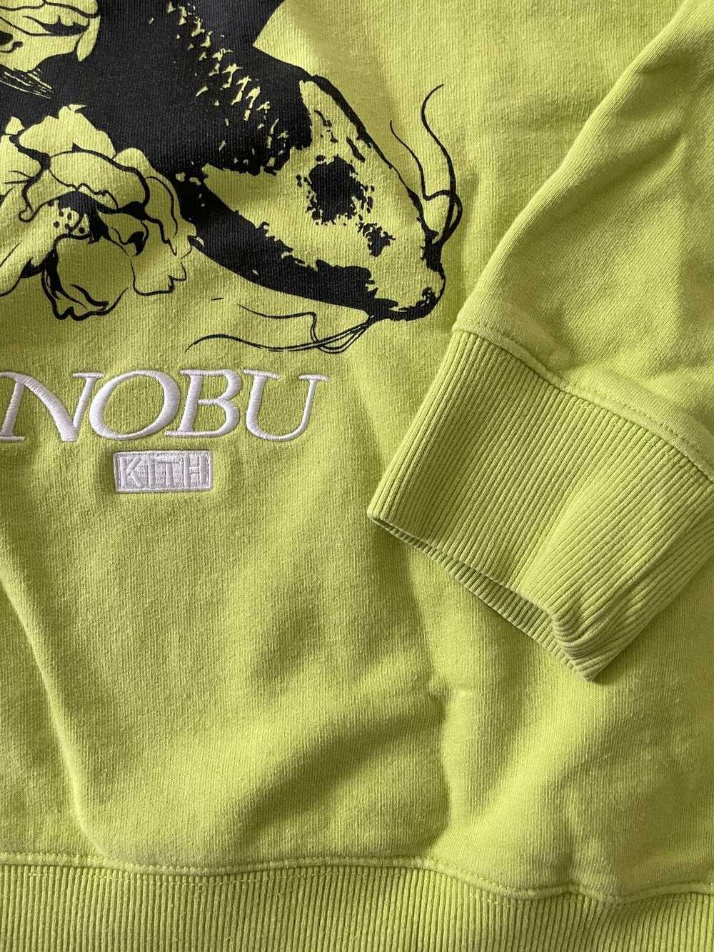 Kith Kith x Nobu Koi Hoodie - Neon Green Size Sma… - image 3
