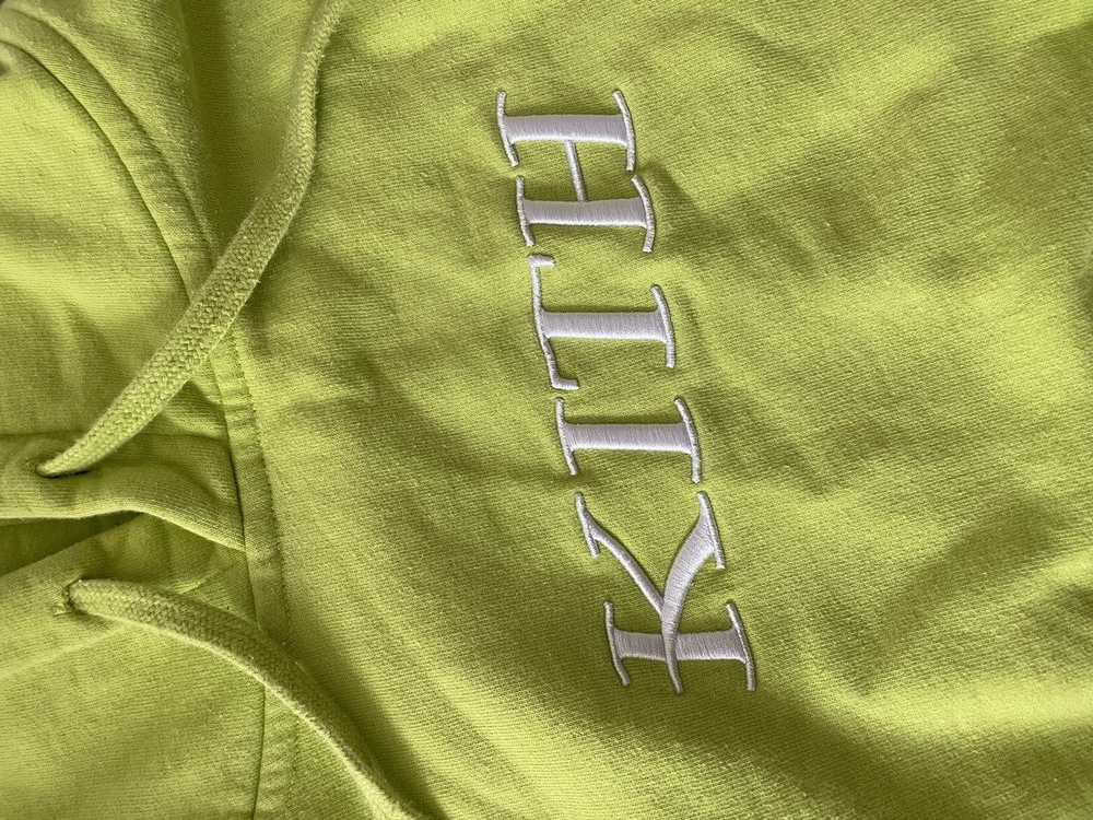Kith Kith x Nobu Koi Hoodie - Neon Green Size Sma… - image 4