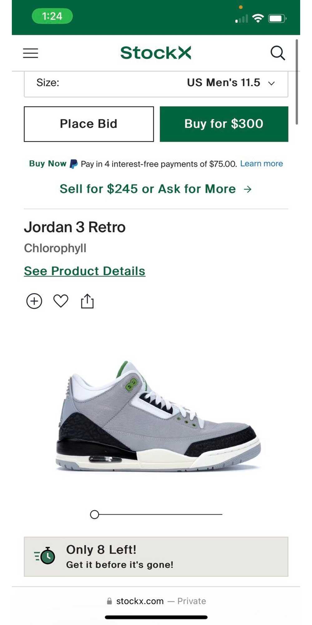 Jordan Brand × Nike Jordan 3 Chlorophyll - image 5