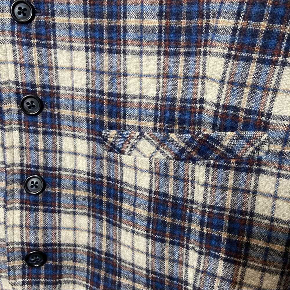 Pendleton Pendleton 5 button down Plaid Wool Vest… - image 2