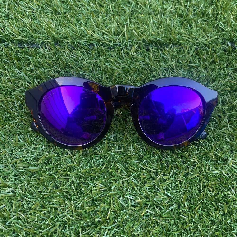 Designer Diff Eyewear Tortoise Purple Dime Sungla… - image 1