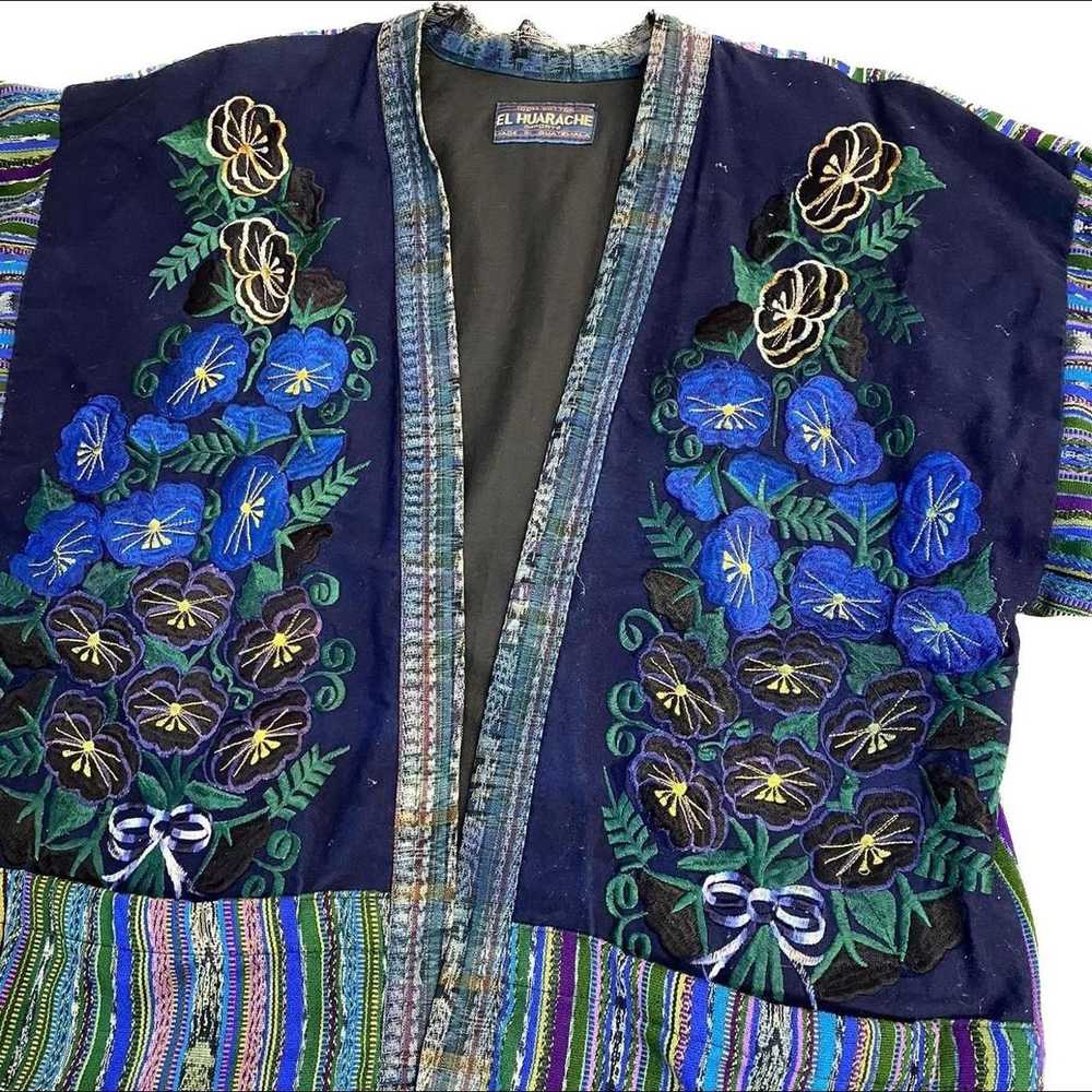 Denim Jacket Vintage Handmade Embroidered Shaul B… - image 3
