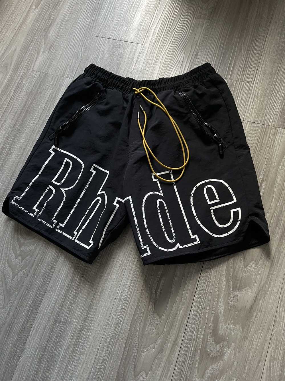 Rhude Rhude logo shorts - image 1