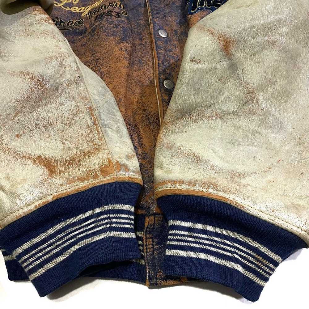 Avirex Varsity Jacket × Rare × Vintage SUPER Vtg … - image 8
