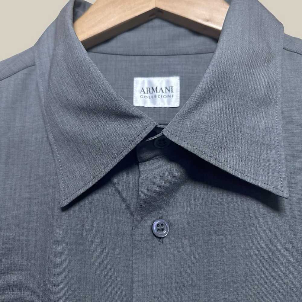 Armani Collezioni Gray Shirt - image 3