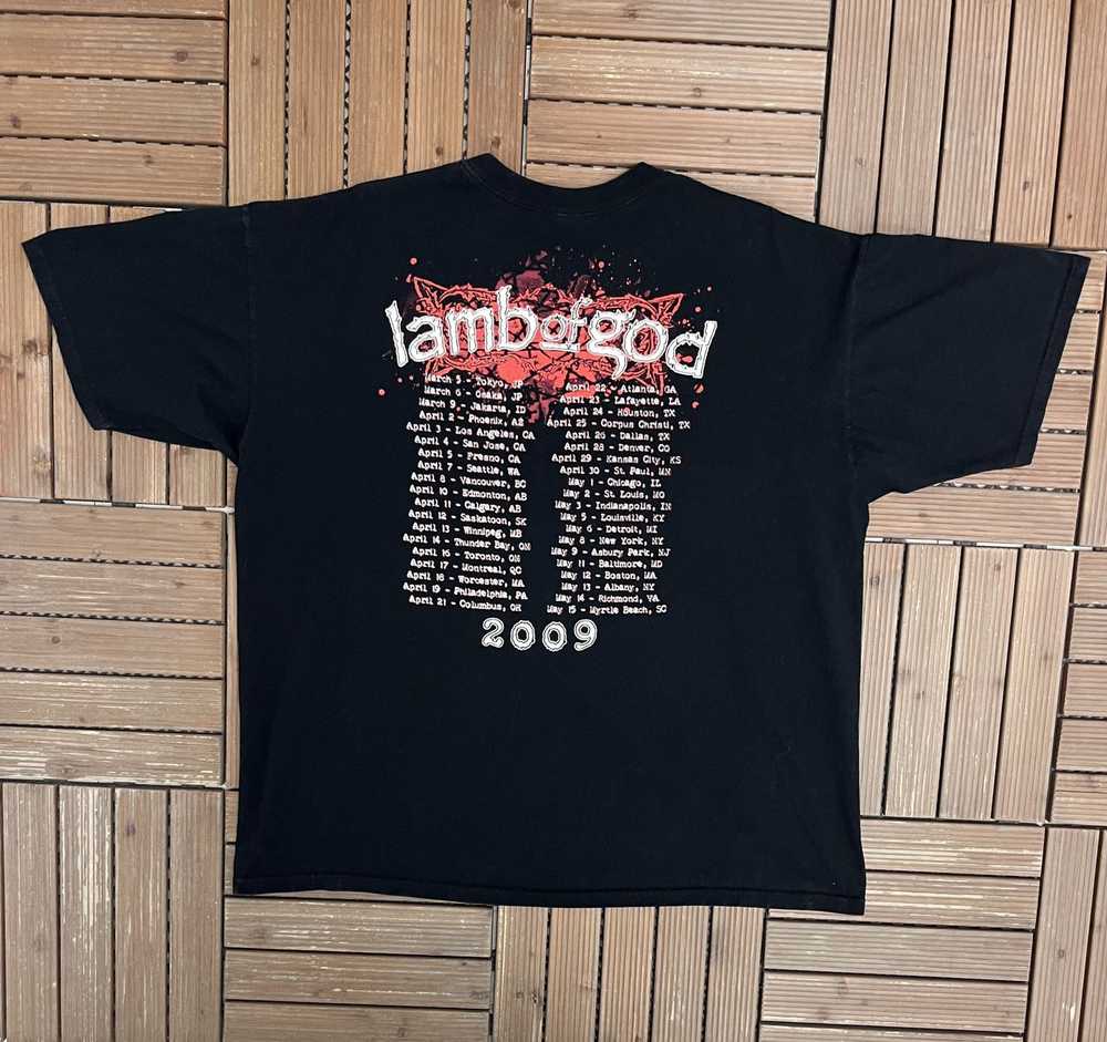 Vintage Lamb Of God Dead Seeds 2009 Vintage Black… - image 4