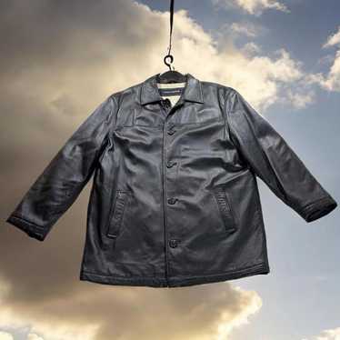 Dockers × Genuine Leather × Leather Jacket Men's … - image 1
