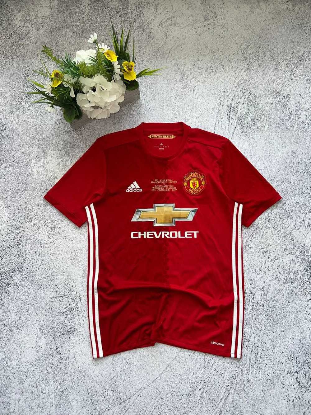 Adidas × Soccer Jersey × Vintage MANCHESTER UNITE… - image 1