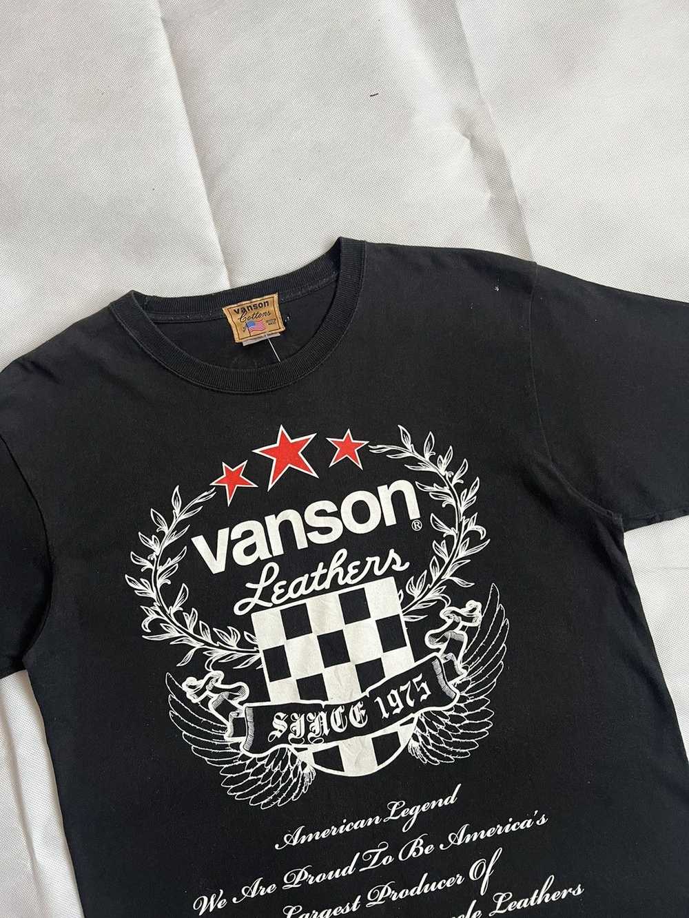 Vanson Leathers × Vintage Vanson Leathers Black M… - image 10