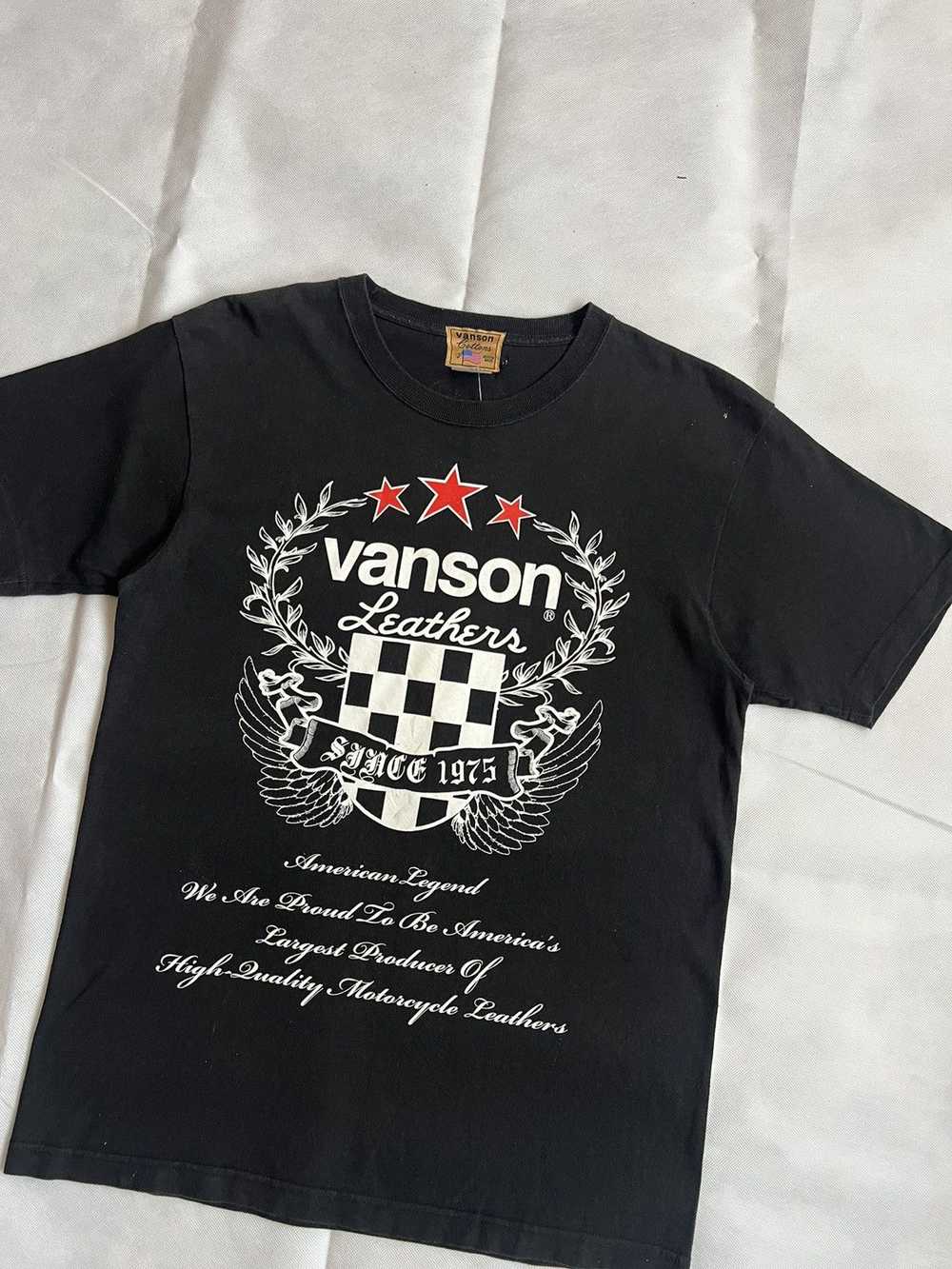 Vanson Leathers × Vintage Vanson Leathers Black M… - image 3