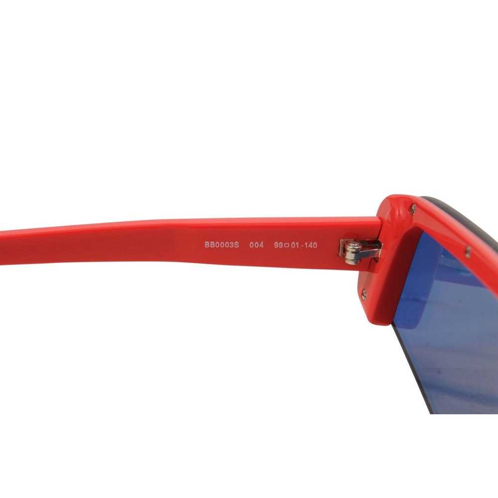 Balenciaga Ski Reflective Shield Sunglasses Red L… - image 4