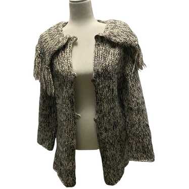 Belvedere Belvedere Wool Marled Cardigan Small - image 1
