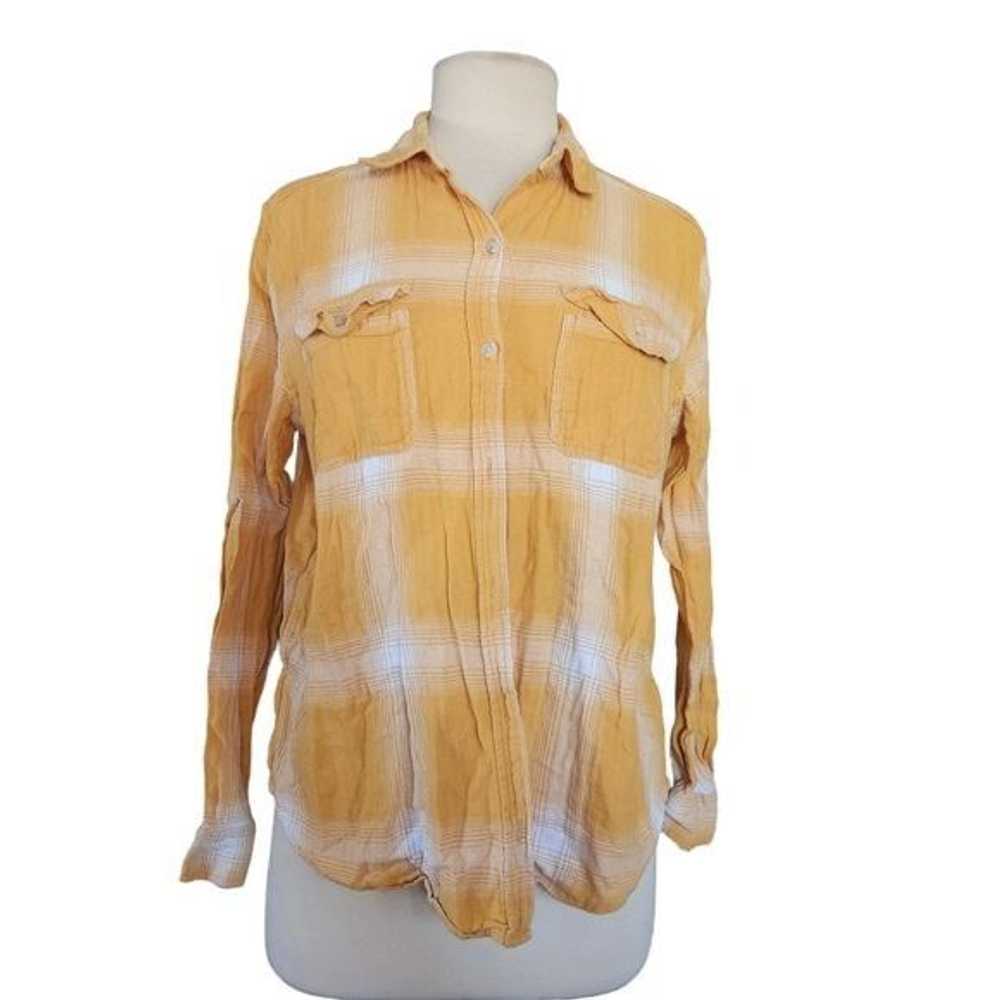 Other Universal Thread Large Yellow White Plaid B… - image 1