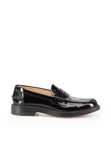 Tod's Black Patent Leather Gomma Basso Loafers