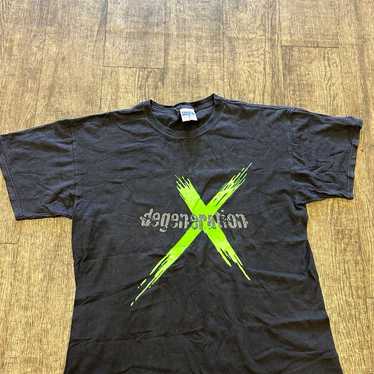 Vintage WWF 1997 D Generation X Shirt Size XL Bla… - image 1