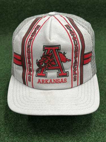 Rare × Trucker Hat × Vintage 80s Arkansas Razorbac