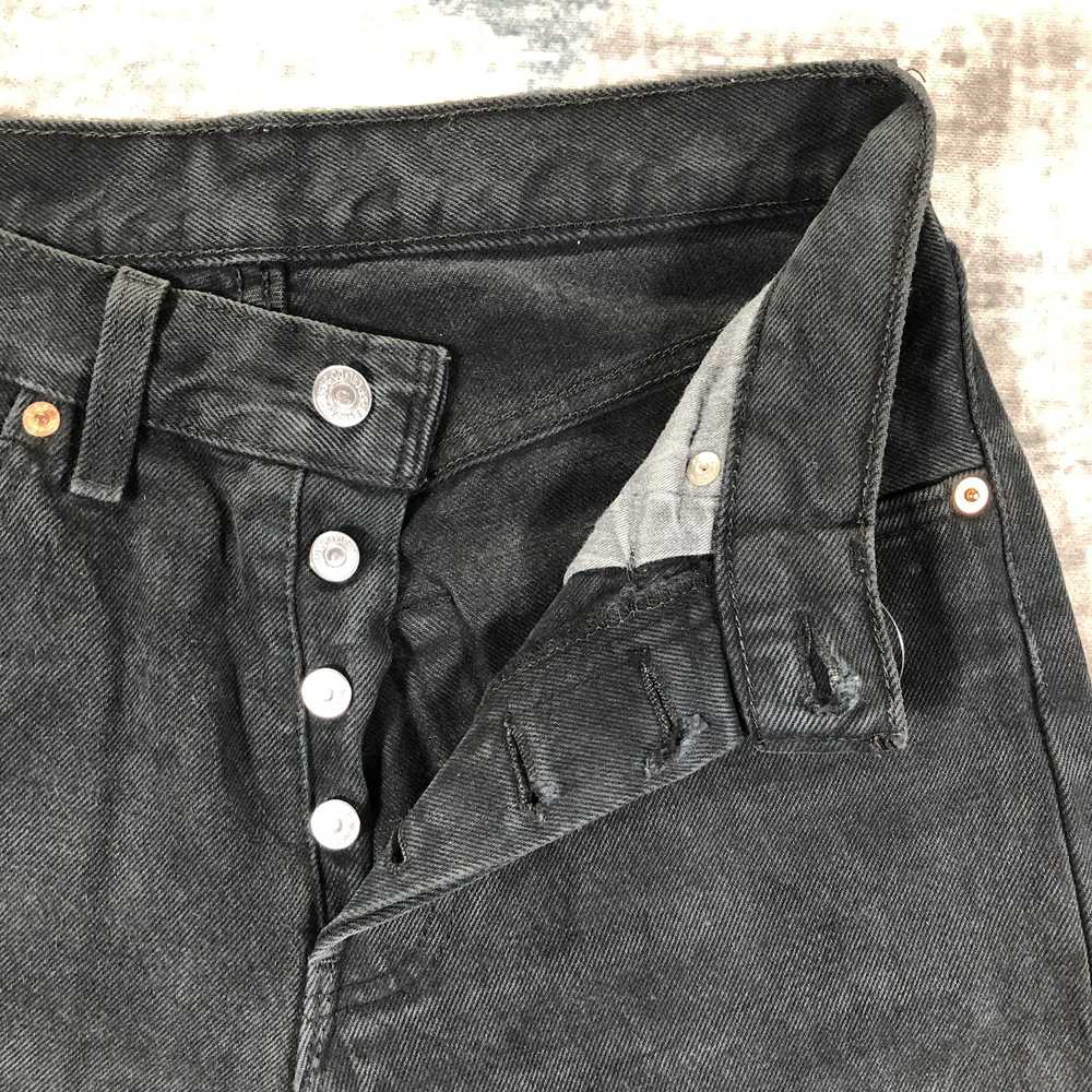 Levi's × Vintage Vintage Levis 501 Jeans Black De… - image 5