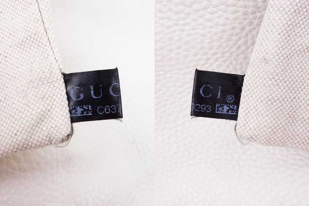 Gucci Gucci White Techno Horsebit Large Leather F… - image 5