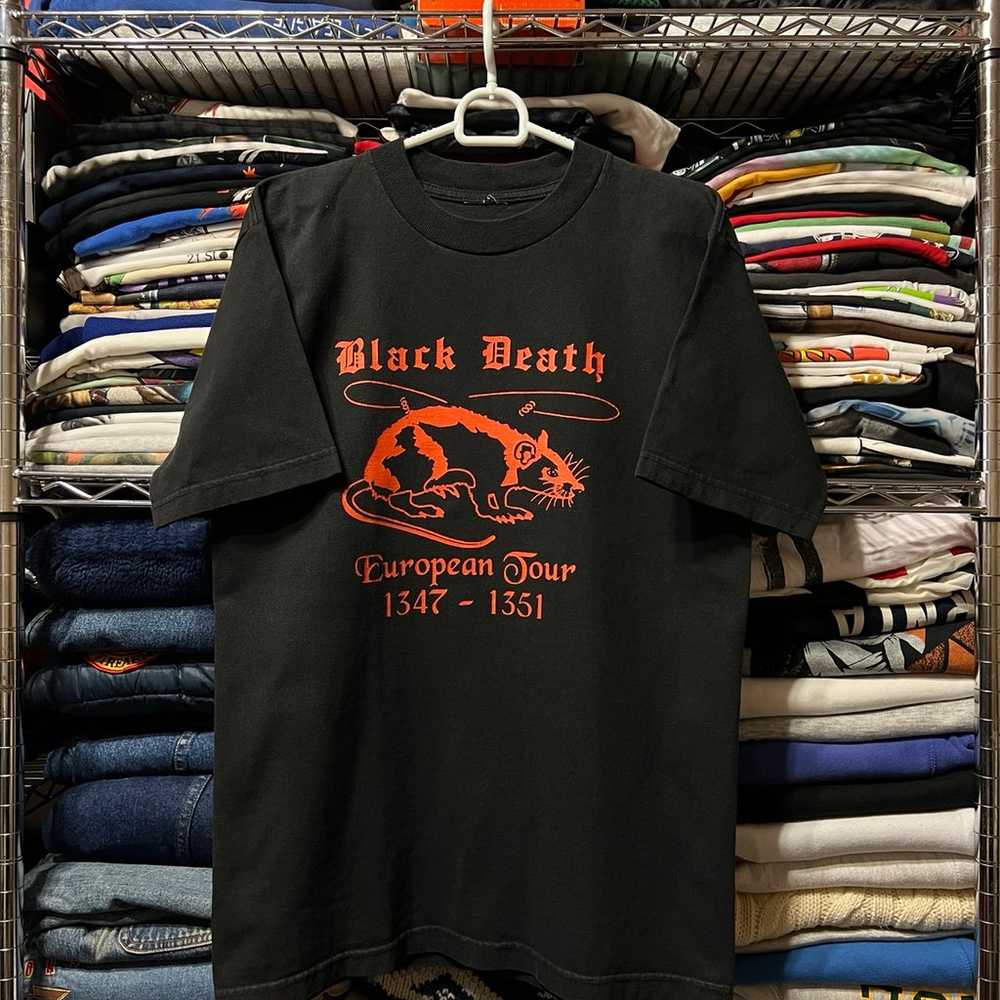 Vintage Black Death band T-shirt - image 1