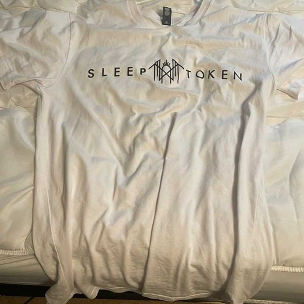 Sleep Token Emblem Tee White Medium - image 1