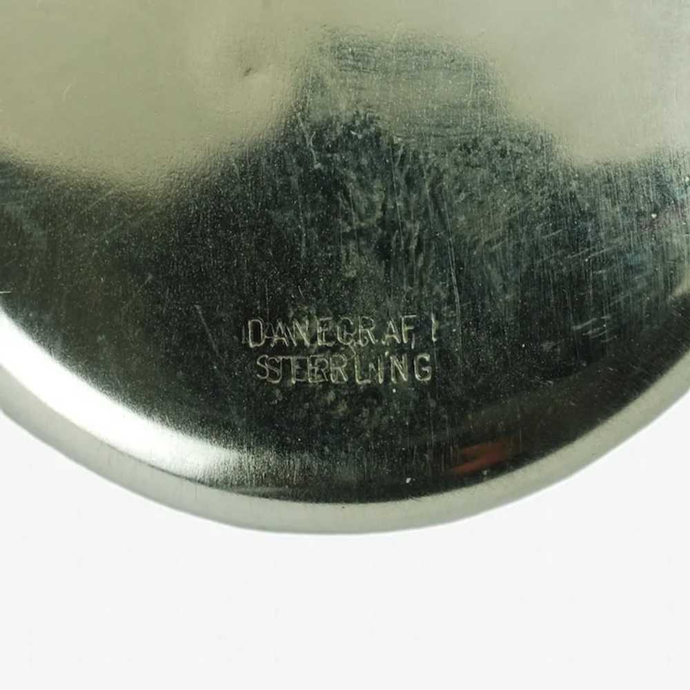 Large Vintage Danecraft Sterling Silver Etched Ov… - image 10