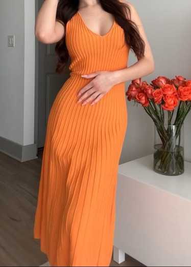 Zara Orange knit Dress - Gem