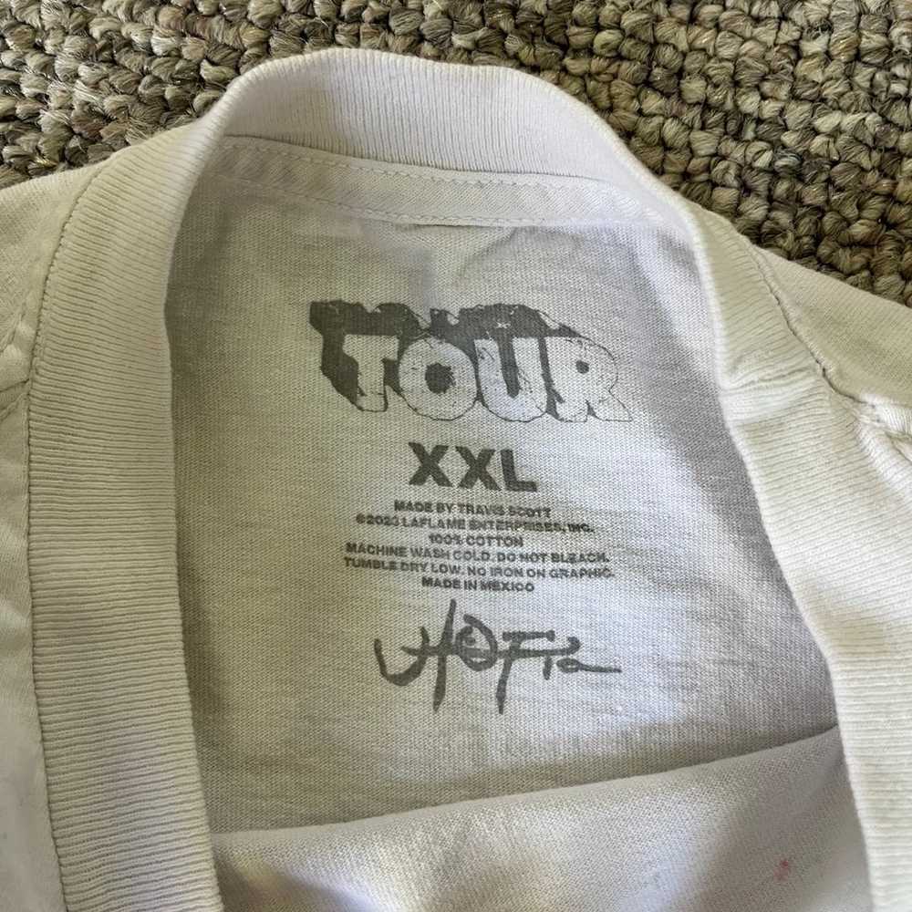 Travis Scott utopia tour t shirt size xxl - image 3