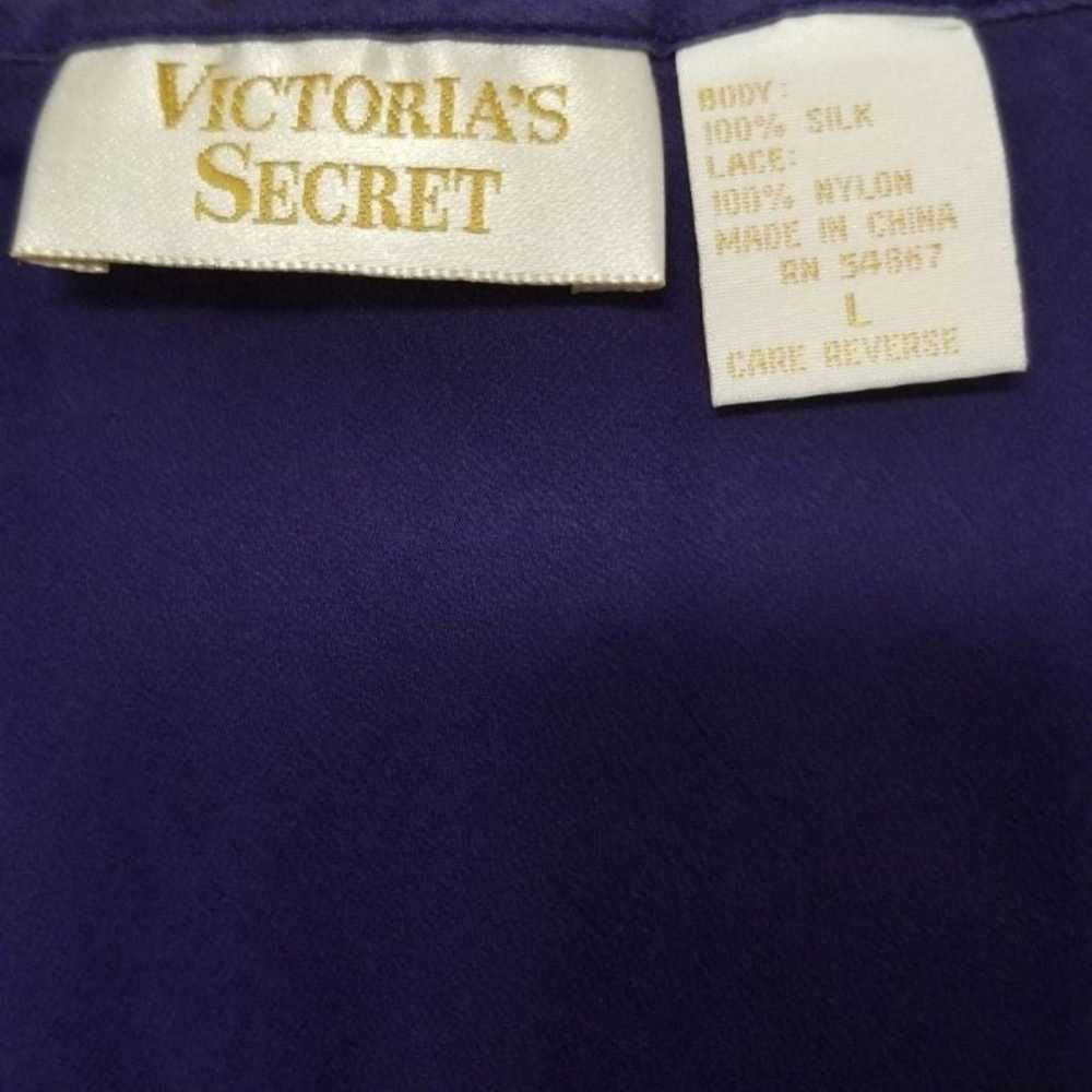 VICTORIA'S SECRET 100% SILK CAMI GOLD TAG - image 2