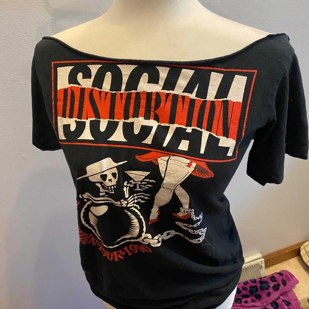 SOCIAL DISTORTION shirt band ball and chain tour … - image 1