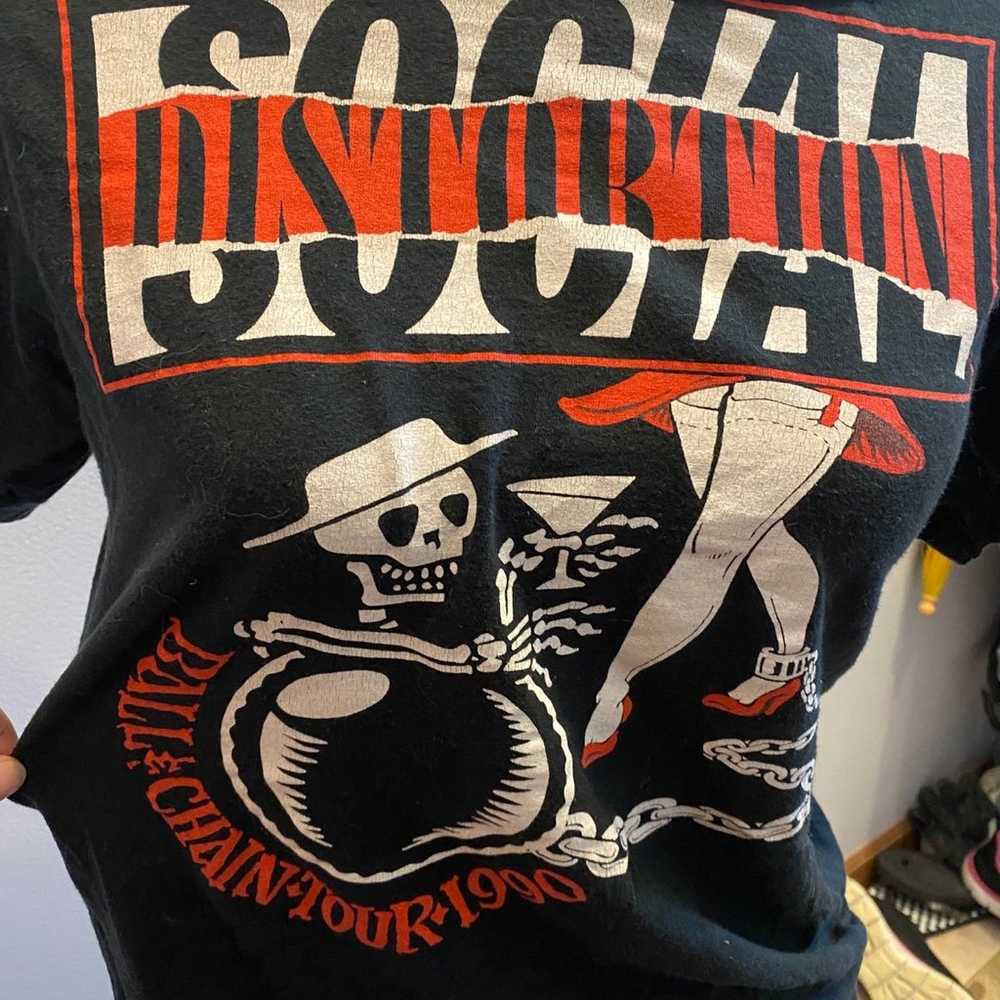 SOCIAL DISTORTION shirt band ball and chain tour … - image 2