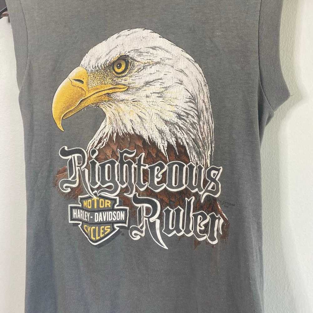 Single Stitch 3D Emblem Harley Davidson “Rightous… - image 3