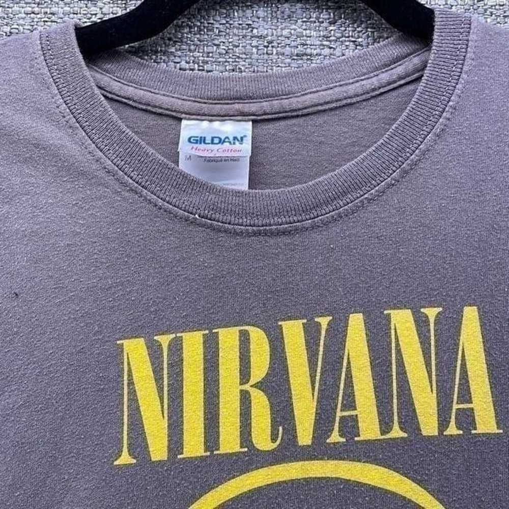 Vintage Nirvana Shirt Medium 2003 Smiley Collecti… - image 4