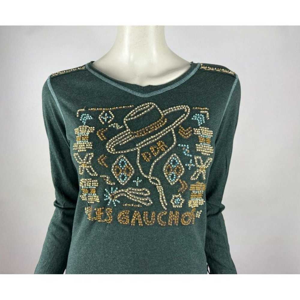 Double D Ranch Los Gauchos Fringe Tee Women S EUC… - image 6