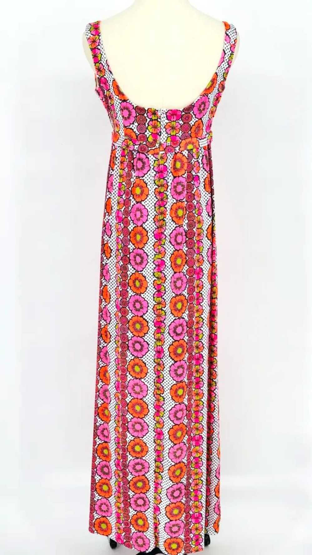 1970's Floral Maxi Dress - image 5