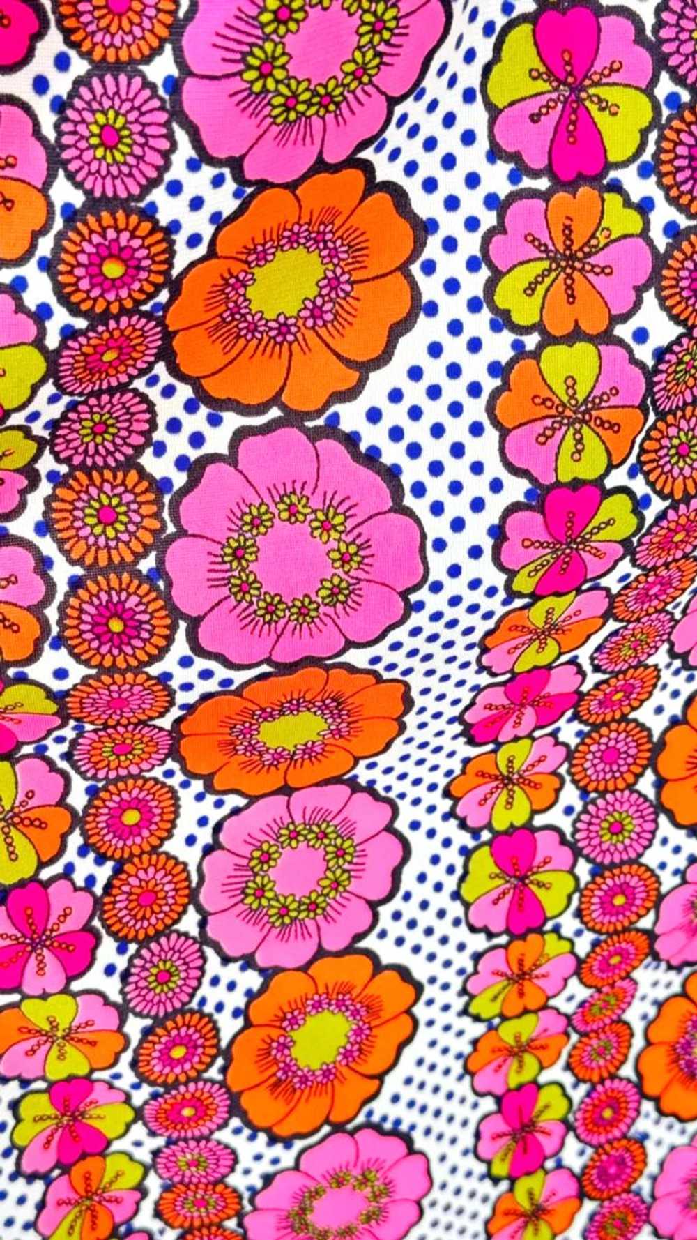 1970's Floral Maxi Dress - image 9