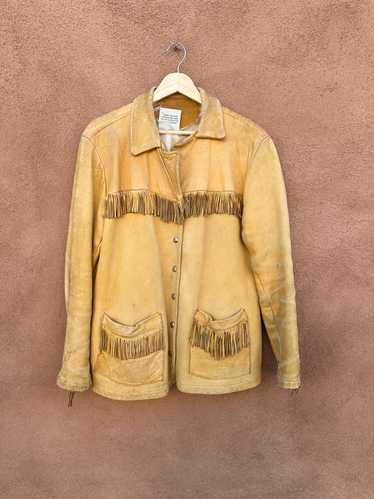 1930's/40's Deerskin Leather Jacket with Fringe - 