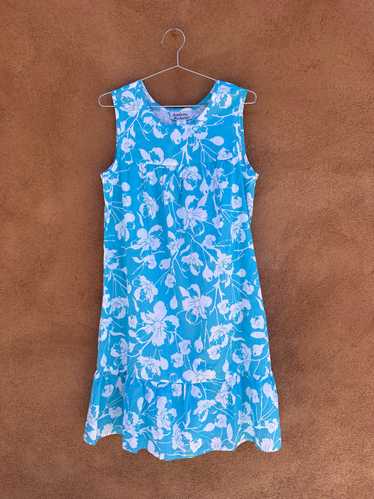 Anthony Richards Blue & White Floral Summer Dress