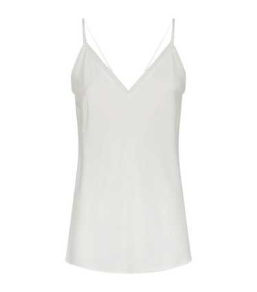 Managed by hewi Frame White Frayed Hem Satin Cami… - image 1