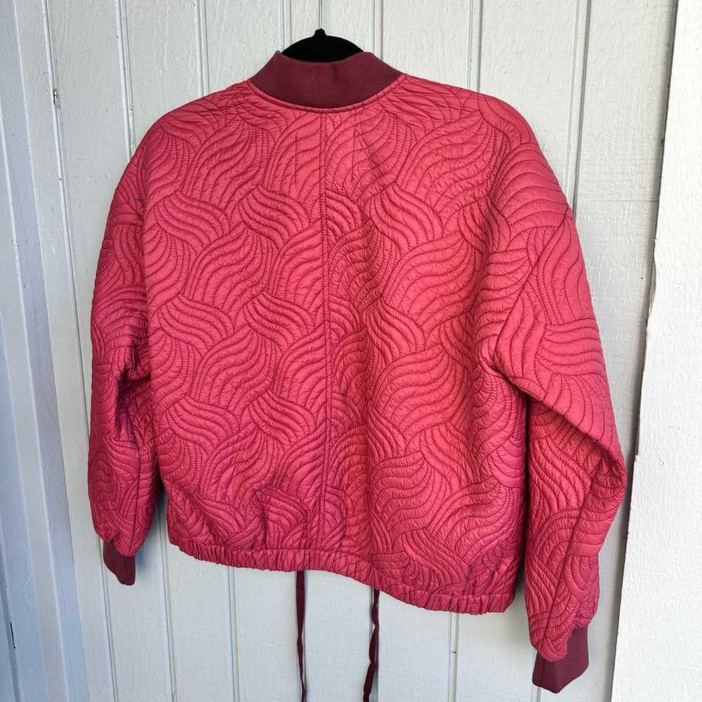 Anthropologie Vicenta Quilted Bomber Jacket size … - image 10