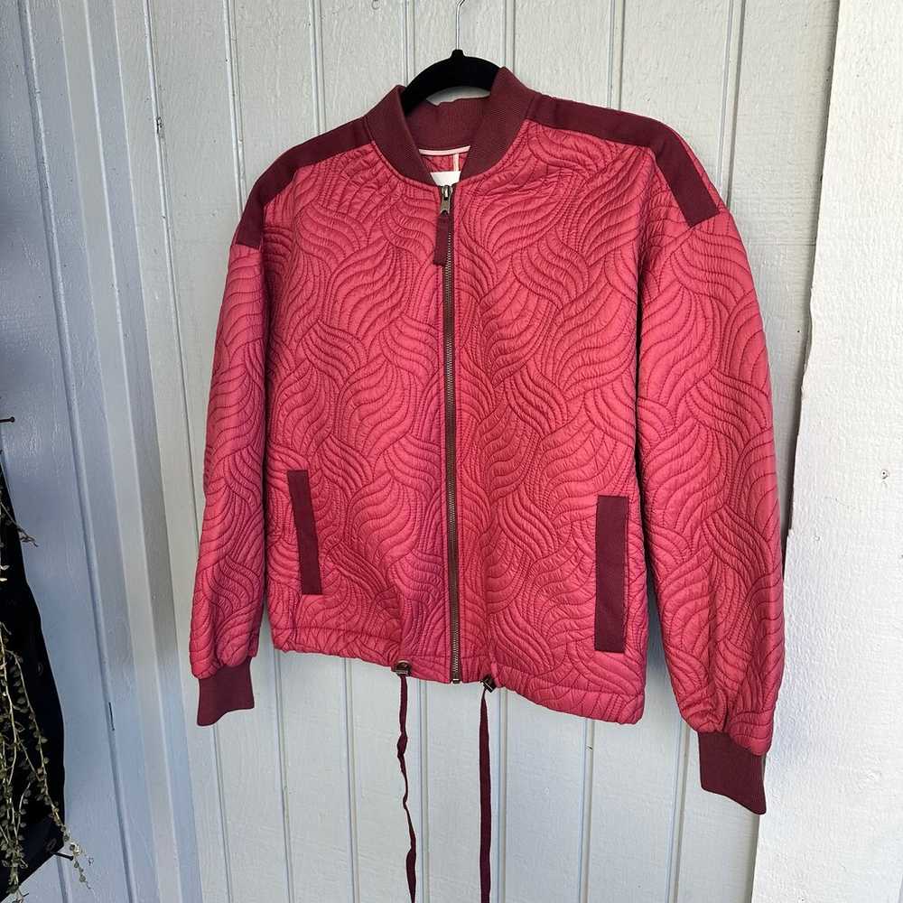 Anthropologie Vicenta Quilted Bomber Jacket size … - image 5