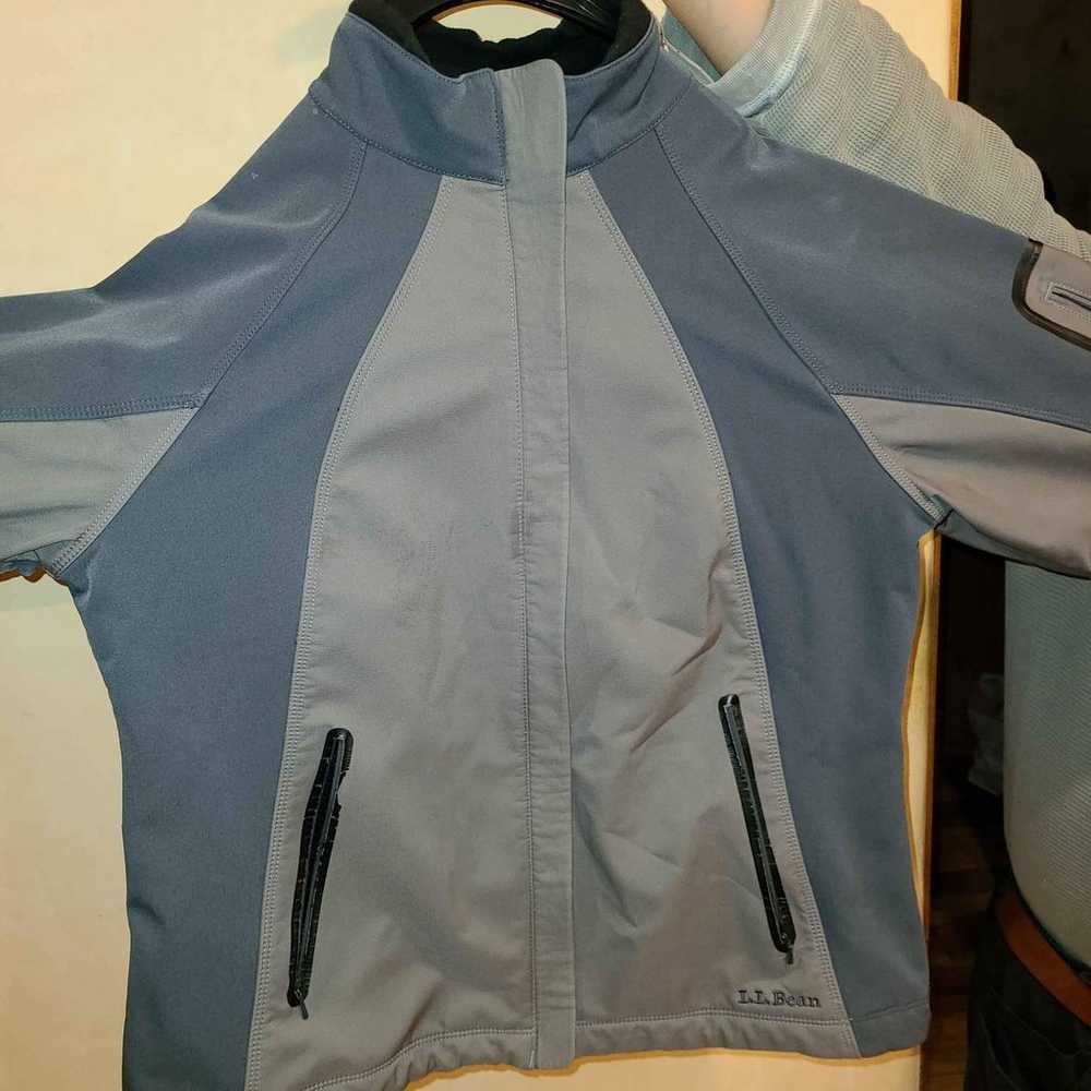 LL Bean Waterproof Windbreaker Jacket Coat unisex… - image 2