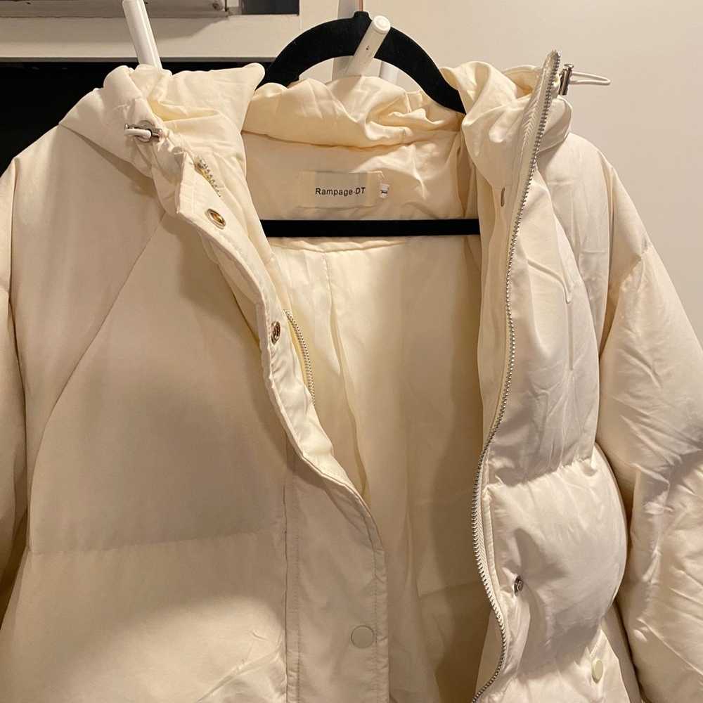 Puffer Jacket Cream White - image 3