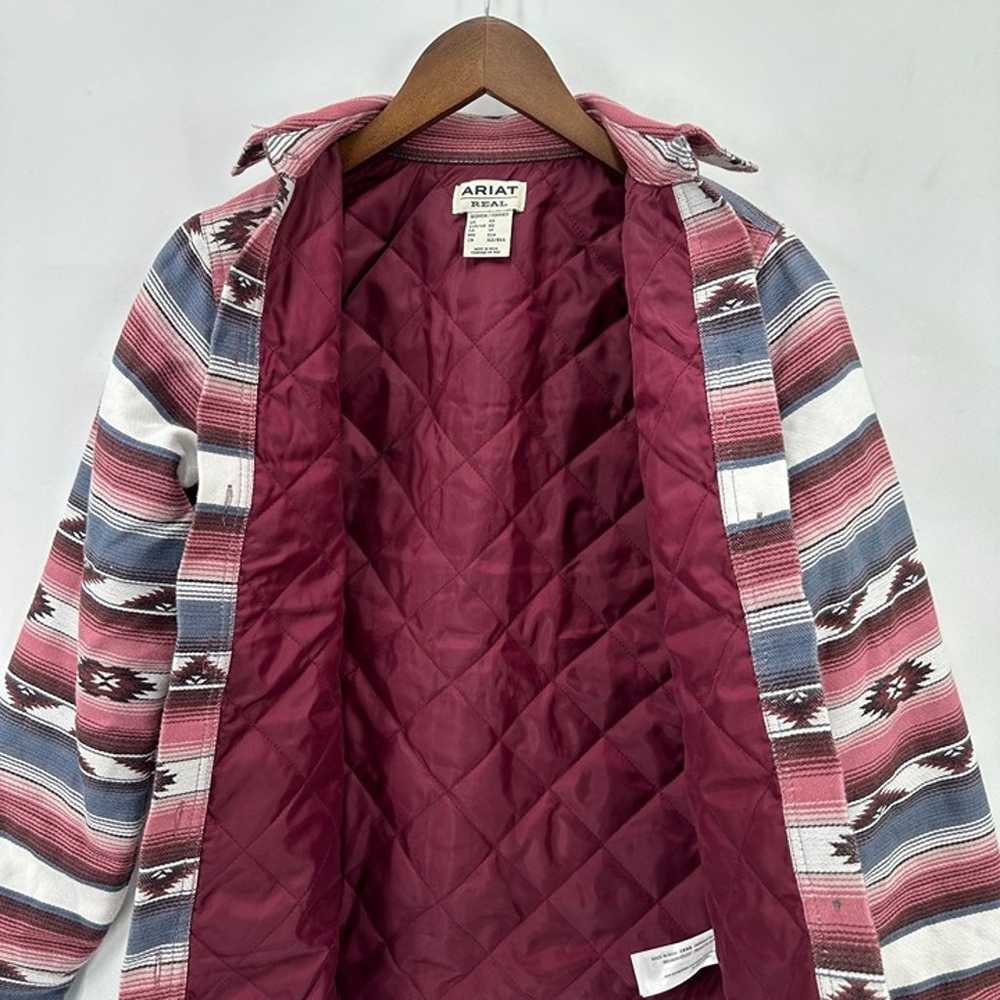 Ariat Real Shacket Womens Shirt Jacket Aztec Quil… - image 4