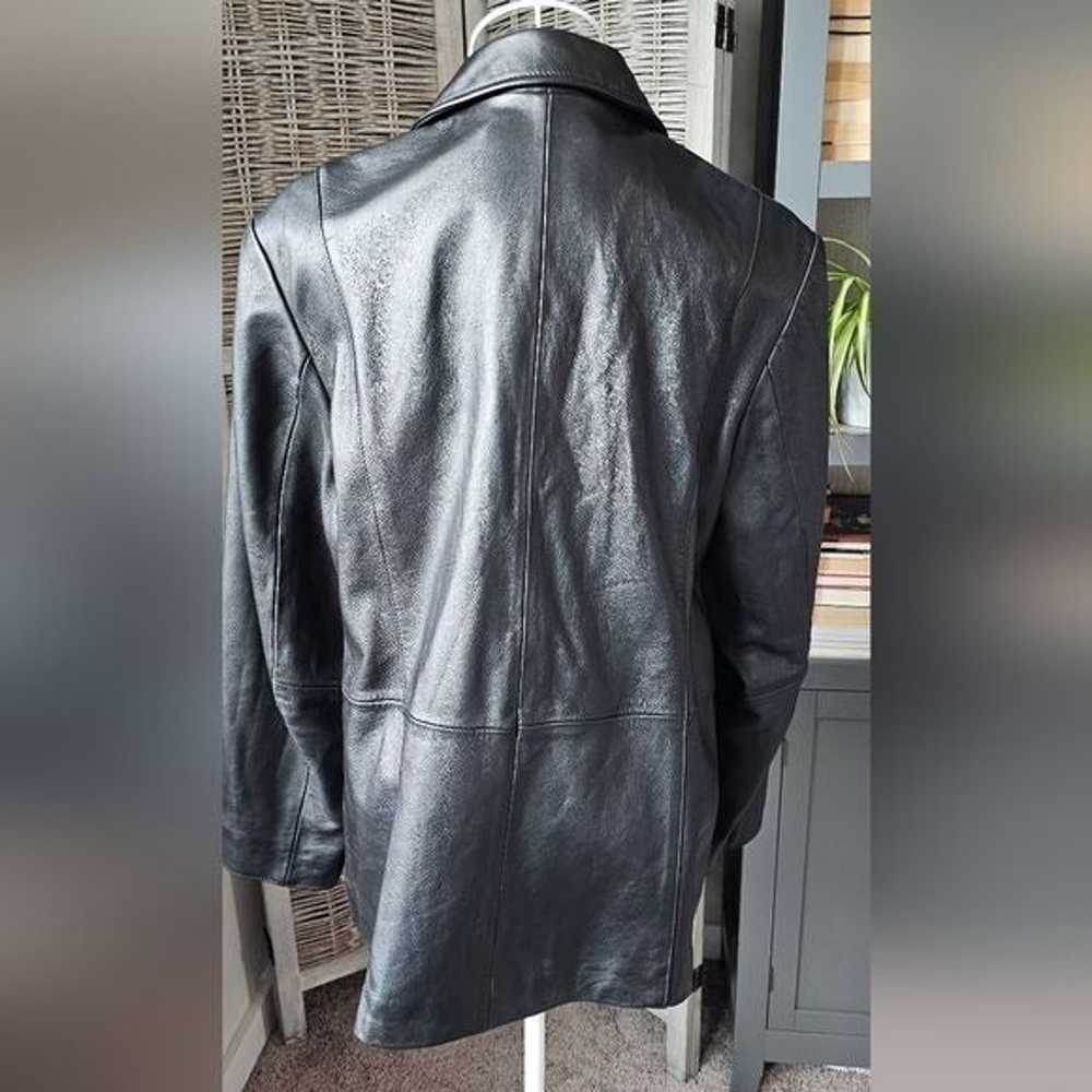 Wilsons black leather Jacket - image 4