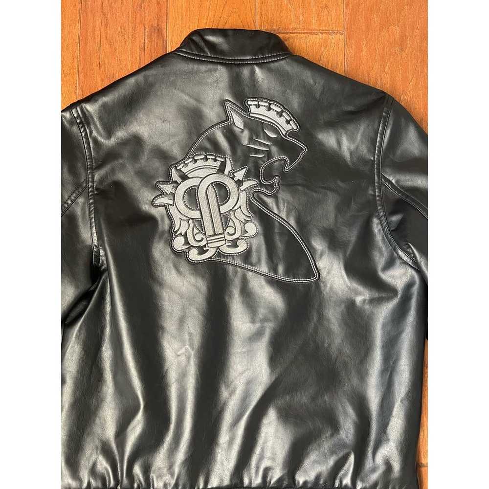 Pelle Pelle Jaguar Emblem Faux Leather Jacket - image 3