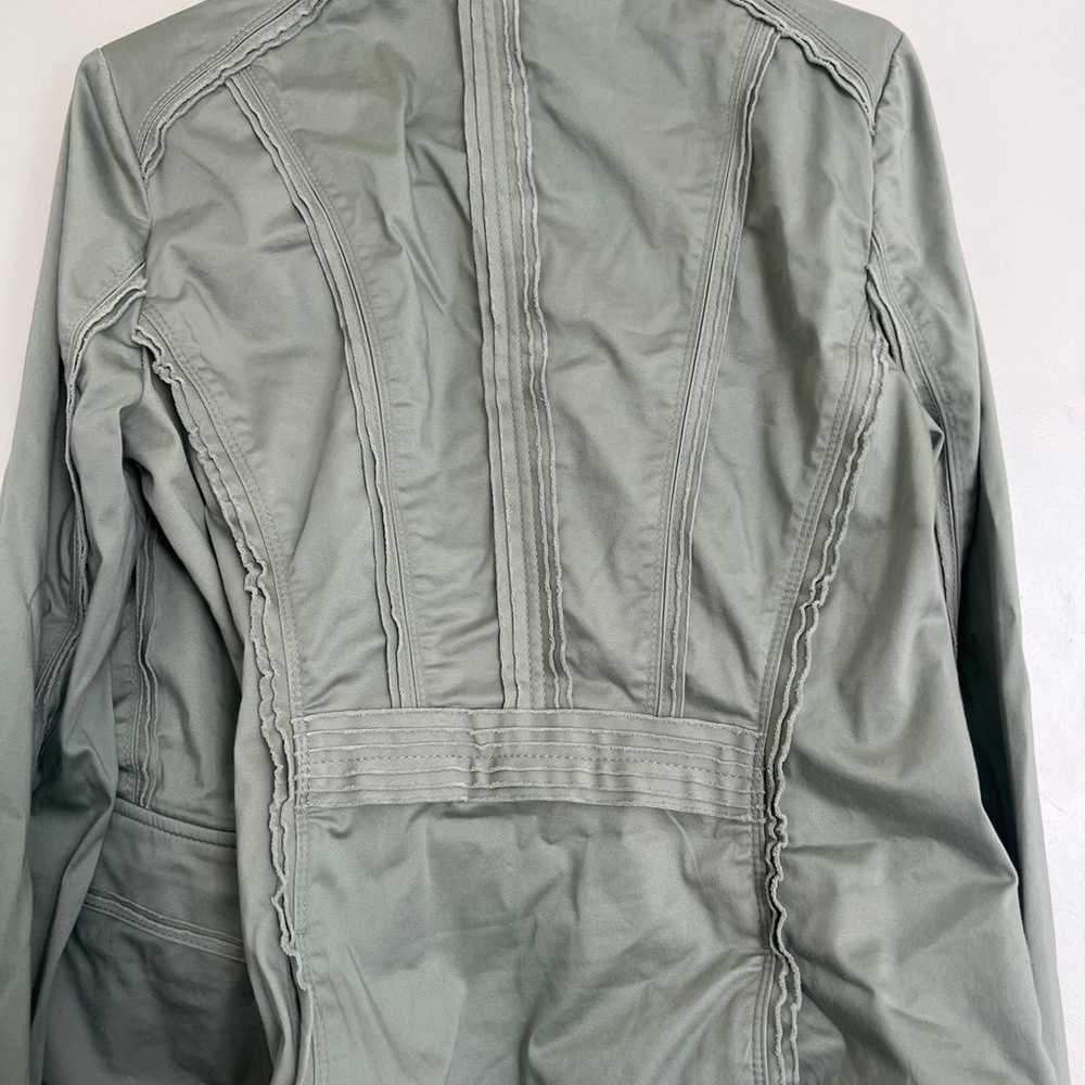 WHBM raw edge military jacket 10 - image 2