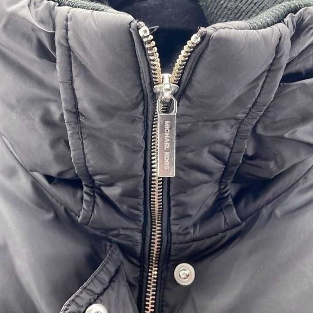 Michael Kors Jacket Woman Medium Black Puffer Coa… - image 3