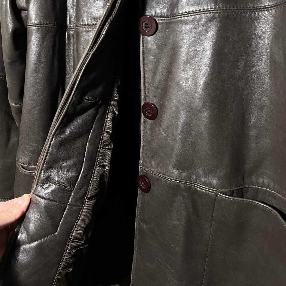 Vintage 90’s leather jacket ⚡️ - image 3