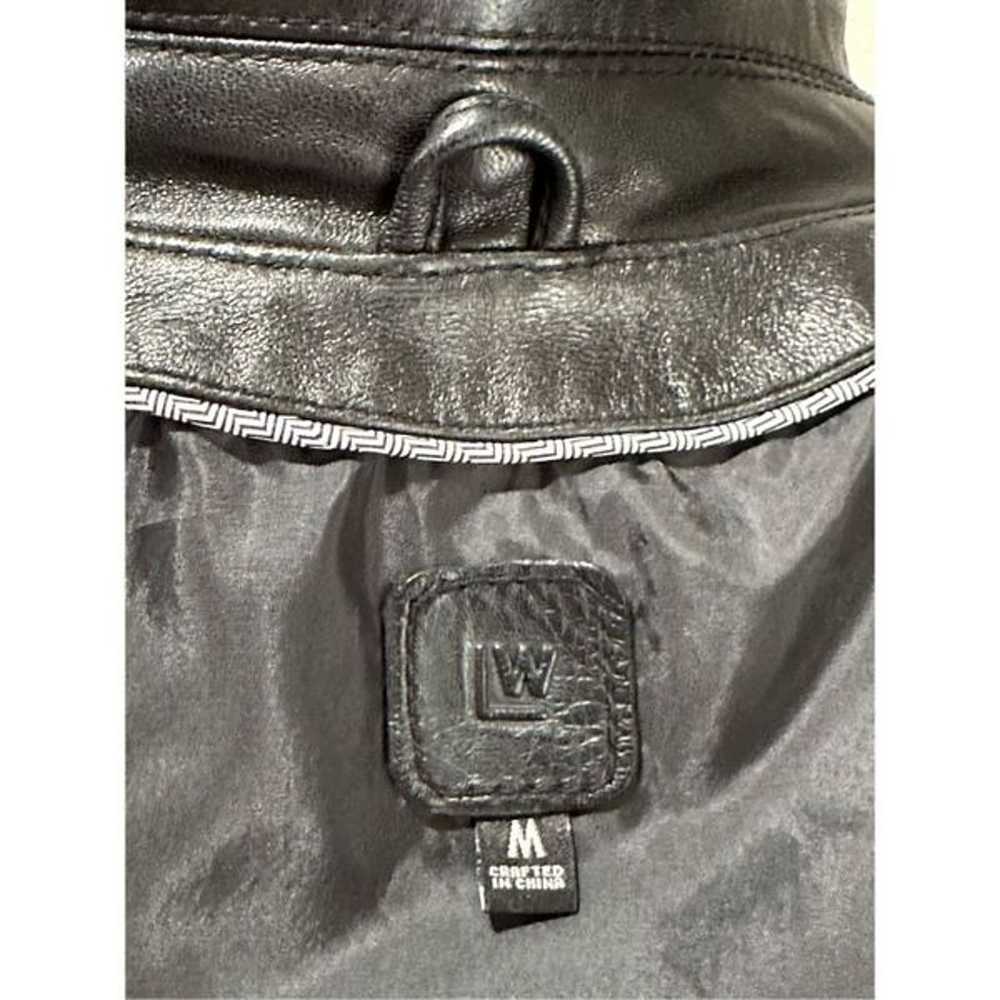 Wilson Women’s Leather Black Soft Button Jacket M - image 8
