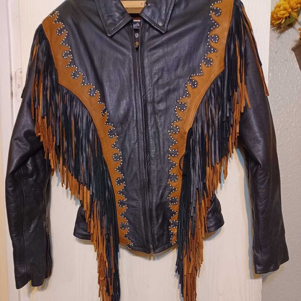 vintage leather jacket - image 2